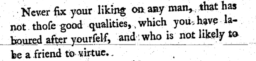 A Letter of Genteel and Moral Advice to a Young Lady