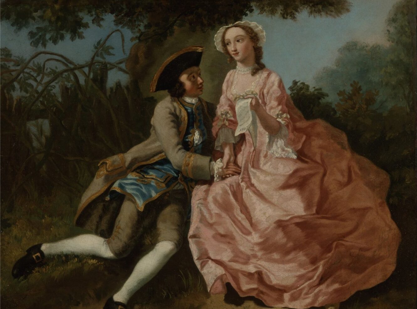 RB Courtship Pieter Jan van Reysschoot Lovers in a landscape Google Art Project