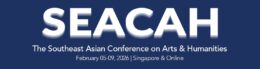 SEACAH logo with event details: February 5-9, 2026, Singapore and online.