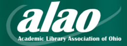 ALAO logo, with a green background.