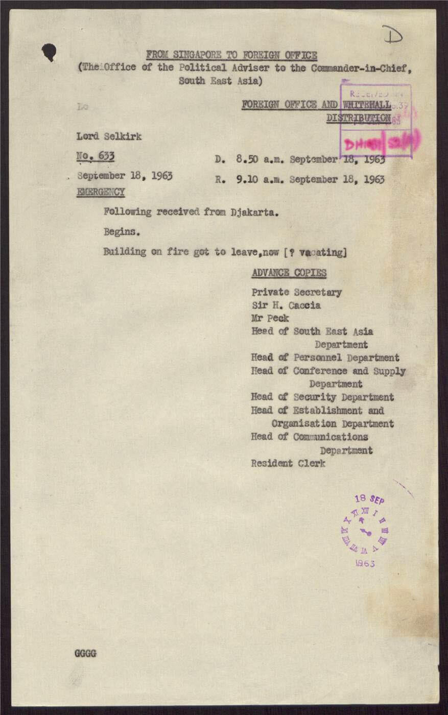 Official document with a typed letter, details include a name, date, and reference to a meeting