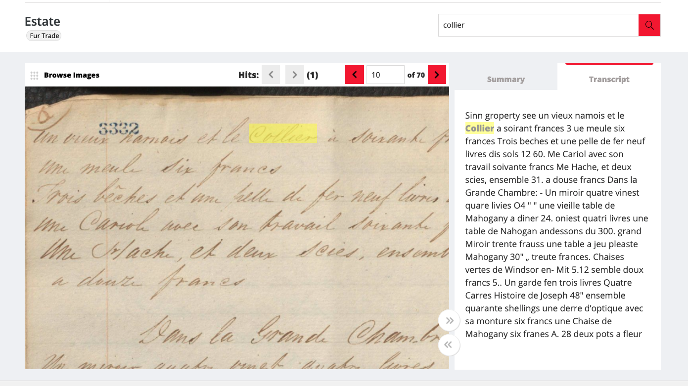 A handwritten letter in French with vintage paper and cursive writing