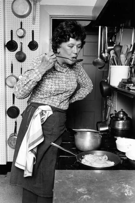 Julia Child portrait by Lynn Gilbert 1978