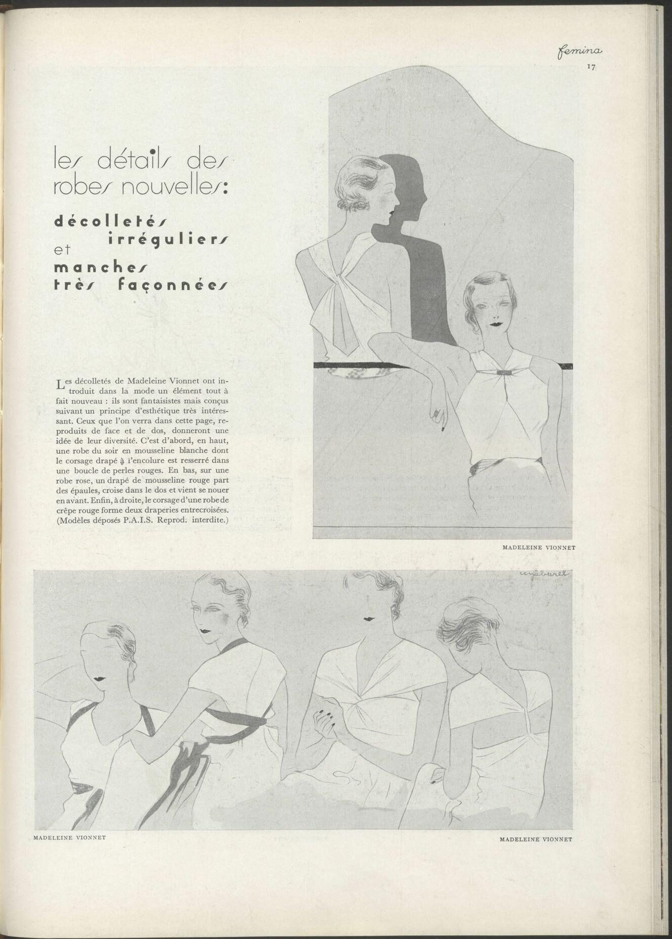 Two artistic sketches of figures on a page, one figure is a woman in a dress with another woman nearby