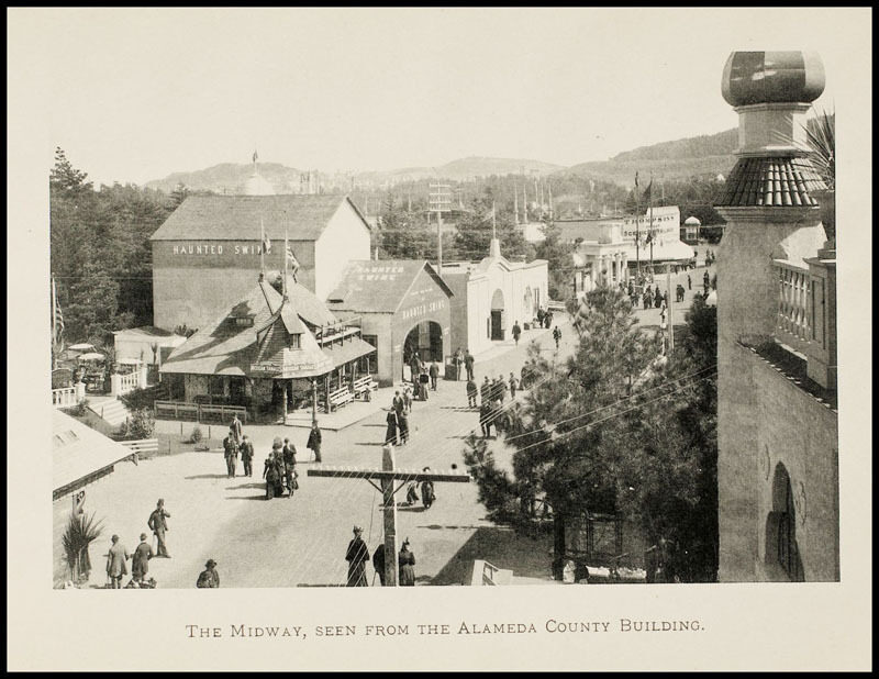 External view of The Haunted Swing building