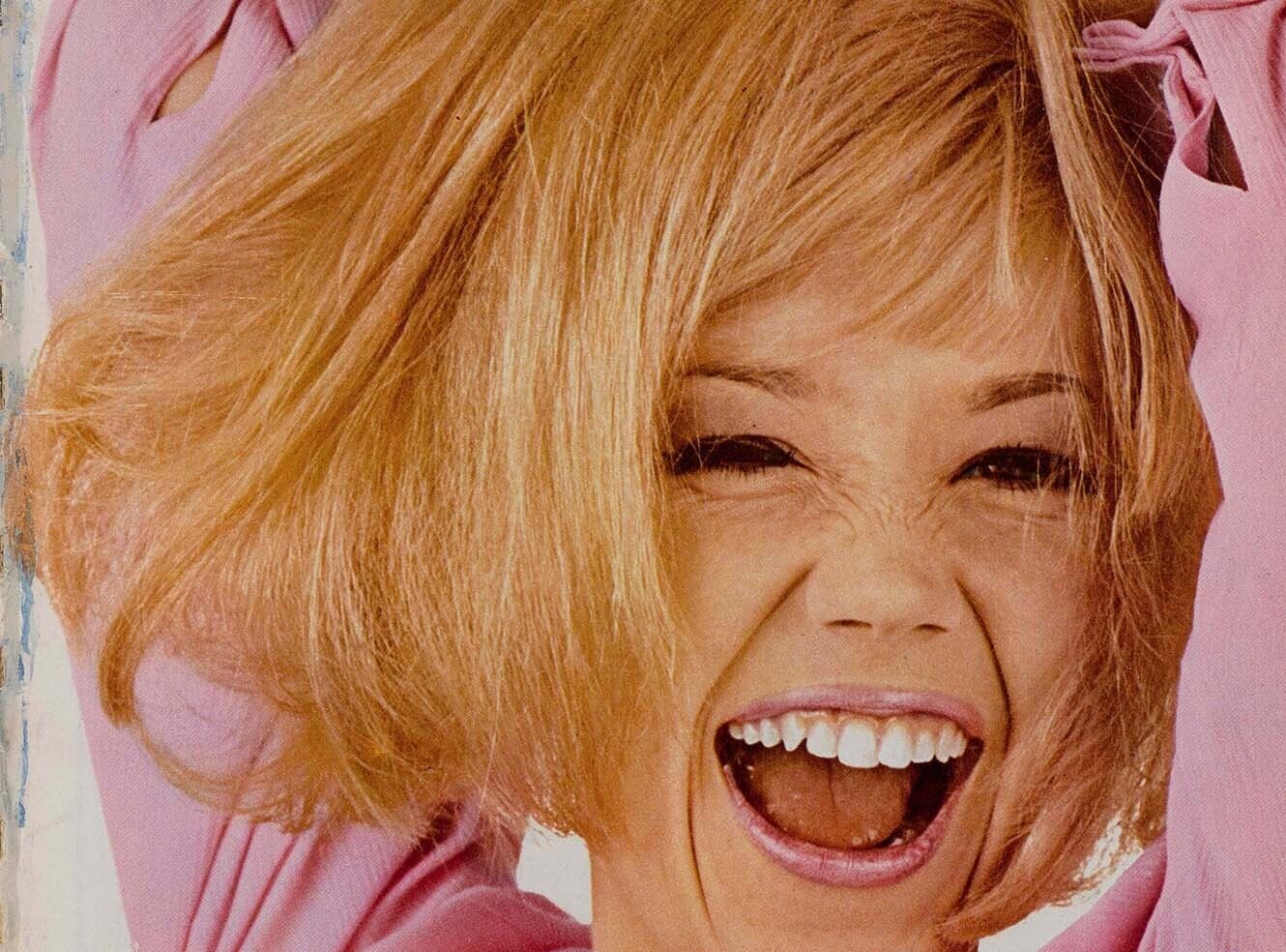 1963 Honey magazine cover with smiling woman in pink top.